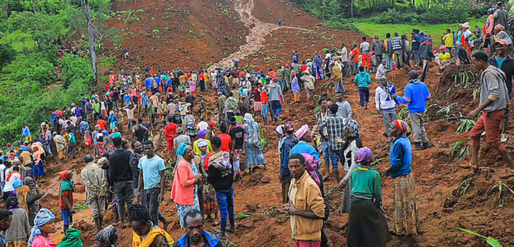 தொடர் கனமழையால் நிலச்சரிவு... 50 பேர் பலி, 125 பேர் மாயம்... எத்தியோப்பியாவில் பெரும் சோகம்!