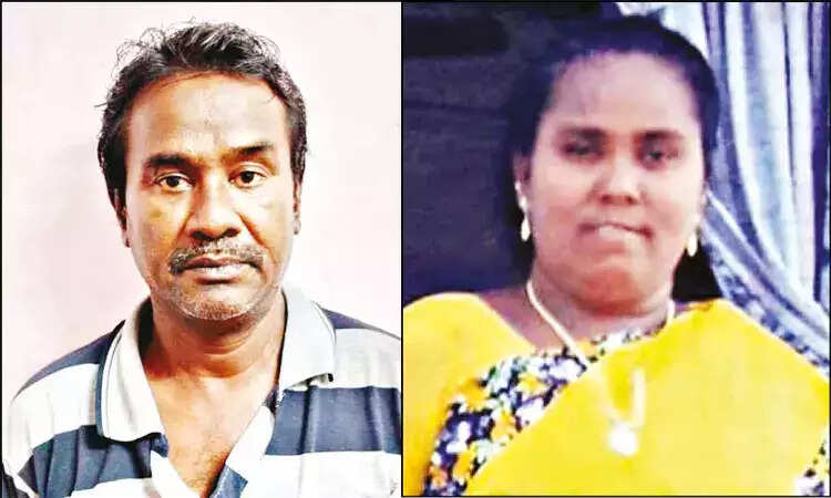 நடத்தையில் சந்தேகம்... மனைவி வெட்டிக் கொலை! கணவர் வெறிசெயல்!