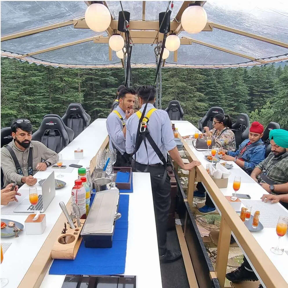 உலகின் உயரமான தொங்கும் ரெஸ்டாரெண்ட் மணாலி