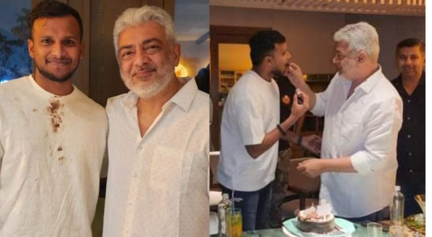 சன்ரைசர்ஸ் நடராஜன் பிறந்தநாள் கொண்டாட்டத்தில் நடிகர் அஜீத்... வைரலாகும் போட்டோஸ்!