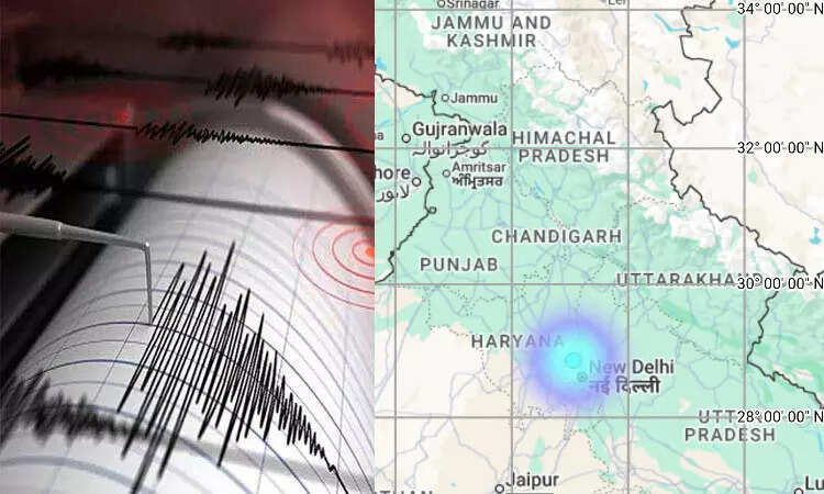 டெல்லியில் 2.8 ரிக்டர் அளவில் லேசான நிலநடுக்கம் !