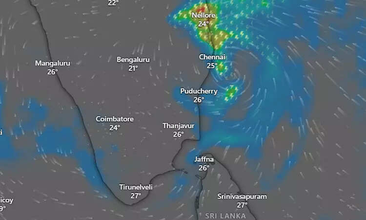 சென்னைக்கு 40 கி.மீ. தொலைவில் காற்றழுத்த தாழ்வு மண்டலம்... பதறும் மக்கள்... இயல்பு வாழ்க்கை பாதிப்பு!