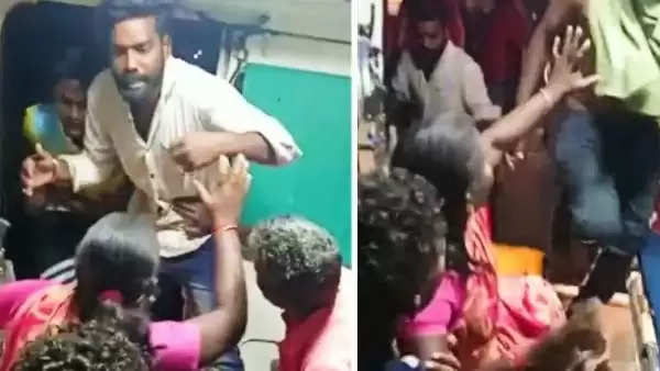 அதிர்ச்சி வீடியோ!! ஆம்புலன்சில் இருந்த பெண்ணை ஊரே சேர்ந்து அடித்த கொடூரம்!! கணவன், மகன் முன் பரிதாபம்!!