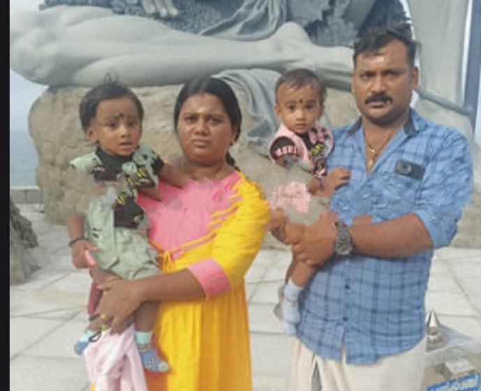 அதிர்ச்சி... இரட்டைக் குழந்தைகளுடன் கணவன் மனைவி தூக்கிட்டு தற்கொலை!