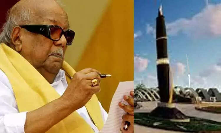 மெரினாவில் பேனா நினைவு சின்னம் எழுப்ப மத்திய அரசு அனுமதி!! உற்சாகத்தில் தொண்டர்கள்!!