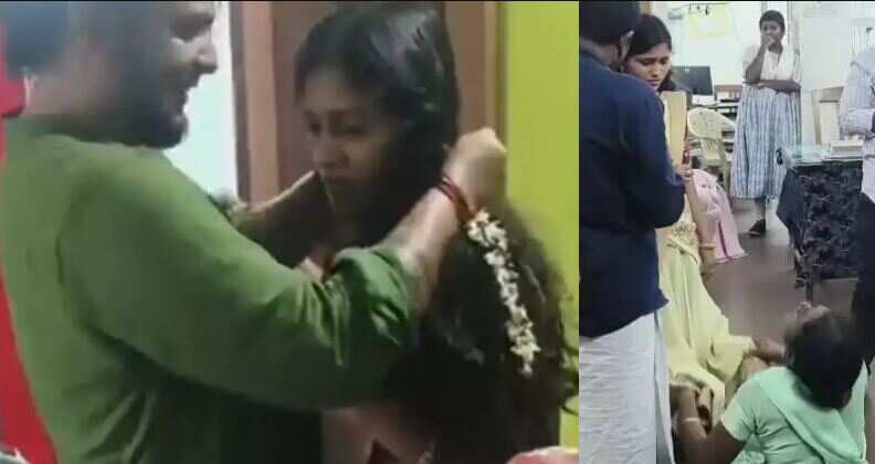 அதிர்ச்சி... காதலனுடன் சென்ற மகளின் காலில் விழுந்து கதறிய தாய்!