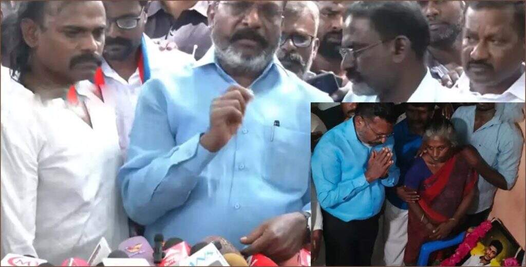 “வீடியோ ஆதாரங்களை வெளியிட்டவருக்கு துப்பாக்கிய ஏந்திய போலீஸ் பாதுகாப்பு வழங்க வேண்டும்” திருமாவளவன் பேட்டி!