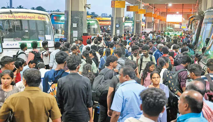 பேருந்து நிலையம் கிளாம்பாக்கம் தீபாவளி நெரிசல் சொந்த ஊர்