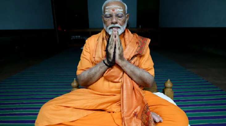 குமரியில் விவேகானந்தர் மண்டபத்தில் தியானம் செய்யும் மோடி... புது வீடியோ வெளியானது!