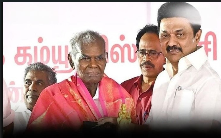 இந்திய கம்யூனிஸ்ட் கட்சியின் மூத்த தலைவர் நல்லகண்ணுவின் 101வது பிறந்தநாளுக்கு முதல்வர் வாழ்த்து... !
