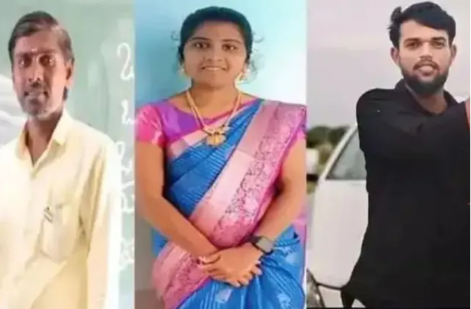 கள்ளக்காதலுக்கு இடையூறு... கணவனைக் கொன்றுப் புதைத்து நாடகமாடிய மனைவி!