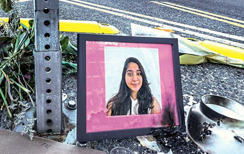 அமெரிக்காவில் போலீஸ் வாகனம் மோதி இந்திய மாணவி பலி!