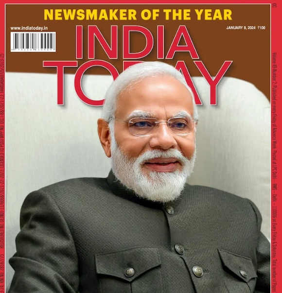 பிரதமர் மோடிக்கு 2023 பெஸ் நியூஸ் மேக்கர் விருது!