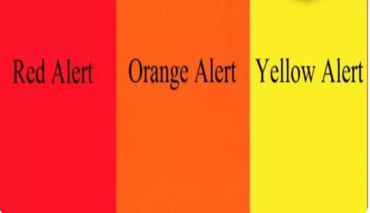 ரெட், ஆரஞ்சு, மஞ்சள்