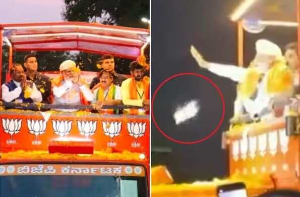 BREAKING: பிரதமர் மோடி பிரச்சார வாகனம் மீது செல்போன் வீச்சு... நடந்தது என்ன? வெளிவந்த பரபரப்பு தகவல்கள் !