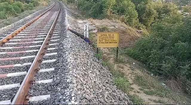 ரயிலில் இருந்து தவறி விழுந்து கட்டடத் தொழிலாளி பலி!