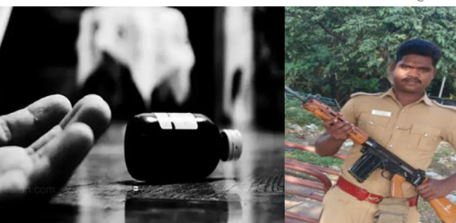 ஆயுதப்படை காவலர் தற்கொலை!! போலீசையே காவு வாங்கிய கந்து வட்டி!! பகீர் பிண்ணனி!!