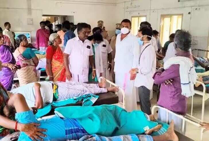 திருமண வரவேற்பு விருந்தை சாப்பிட்டதால் சோகம்.. உடல் உபாதையில் 50 பேர் மருத்துவமனையில் அனுமதி!