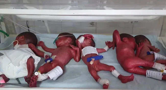 ஒரே பிரசவத்தில் 5 குழந்தைகள்! அடுத்தடுத்து ஒன்றாக இறந்த சோகம்!