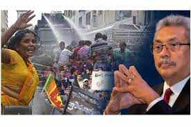 தீவிரமடையும் போராட்டம்!! கண்ணீர் புகைக்குண்டு வீச்சு!! அதிபர் தப்பியோட்டம்!!