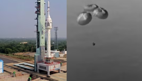 வெற்றிகரமான விண்ணில் பாய்ந்தது ‘ககன்யான்’! இஸ்ரோ சாதனை!