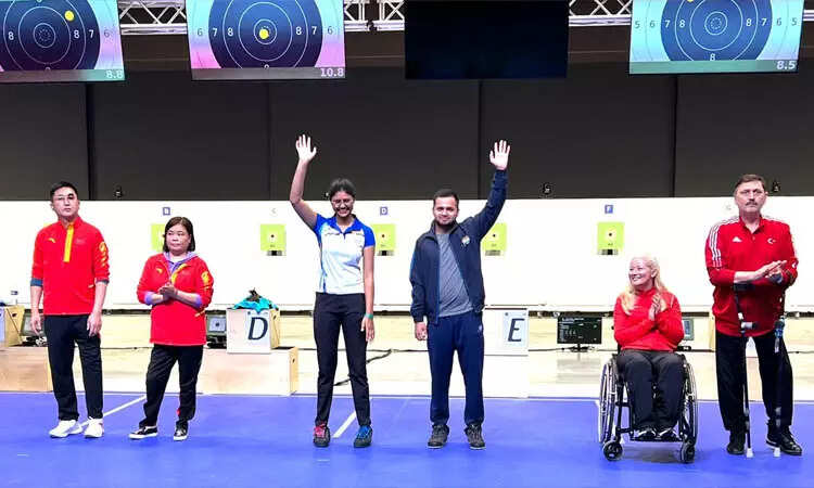 அசத்தல்!!! சர்வதேச பாரா துப்பாக்கி சுடுதலில் 3 வது தங்கம் வென்று இந்தியா சாதனை!!