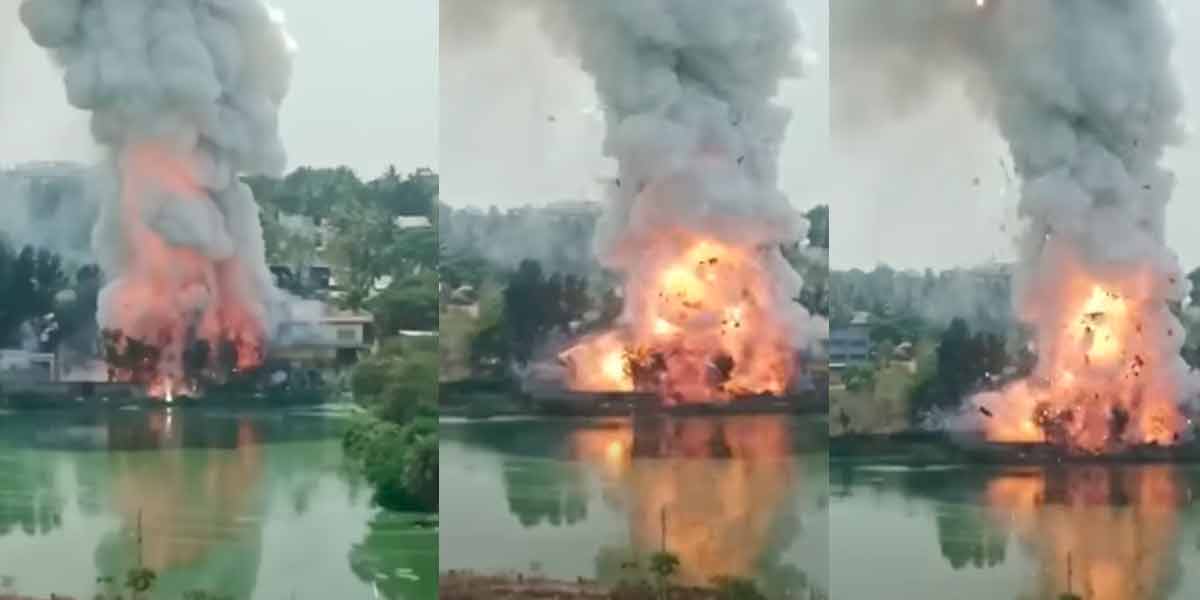 பட்டாசு ஆலையில் பயங்கர வெடி விபத்து.. ரூ.1 கோடி மதிப்பிலான பொருட்கள் நாசம்!