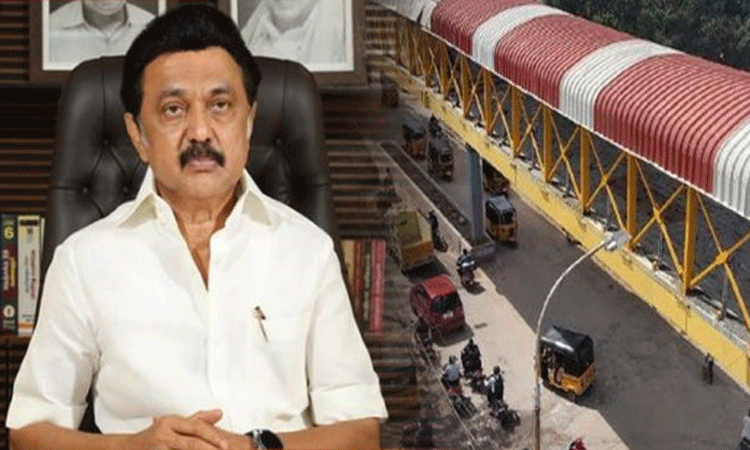 இன்று ஆகாய நடை மேம்பாலத்தை திறந்து வைக்கிறார் மு.க.ஸ்டாலின்!!