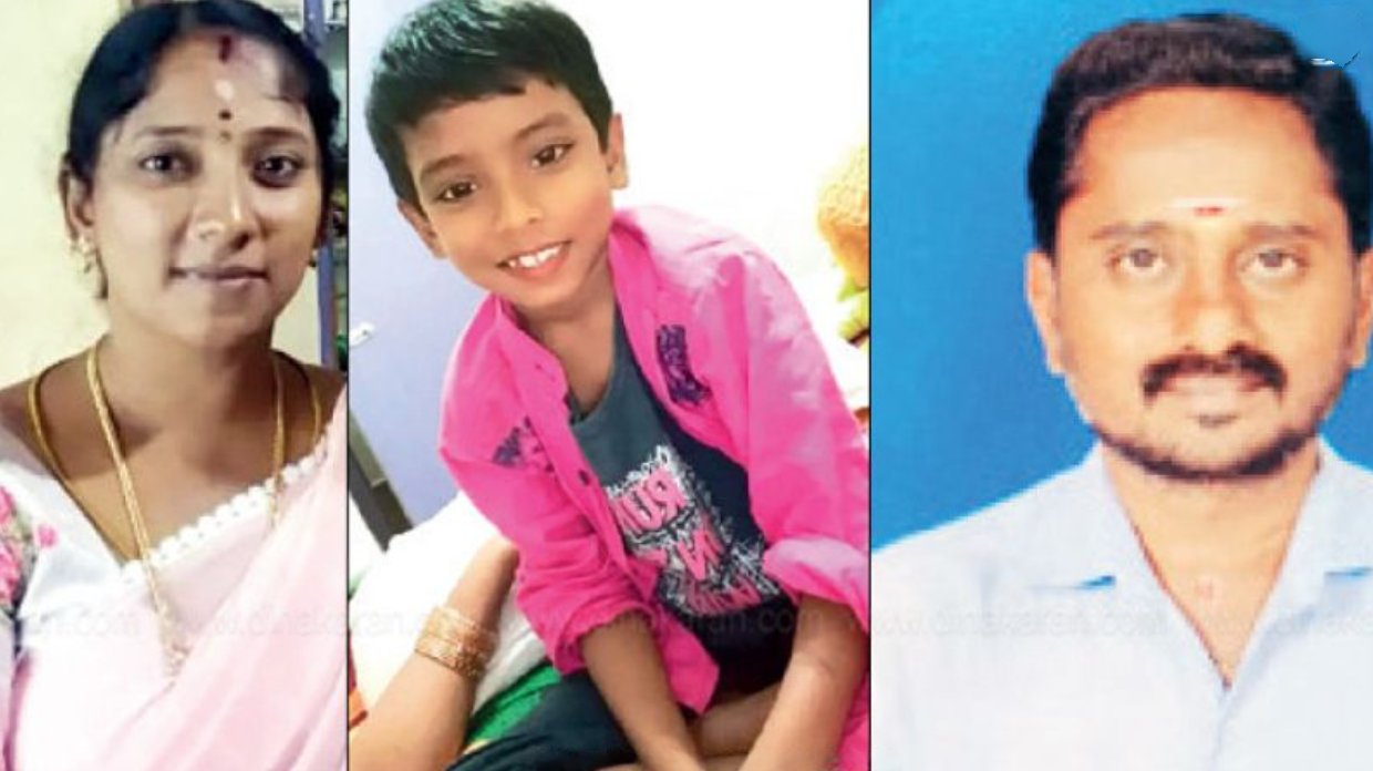 நள்ளிரவில் பயங்கரம்: கள்ளக்காதலி, 10 வயது சிறுவன் வெட்டிக்கொலை - தப்பியோடிய கள்ளக்காதலன் தூக்கிட்டுத் தற்கொலை!