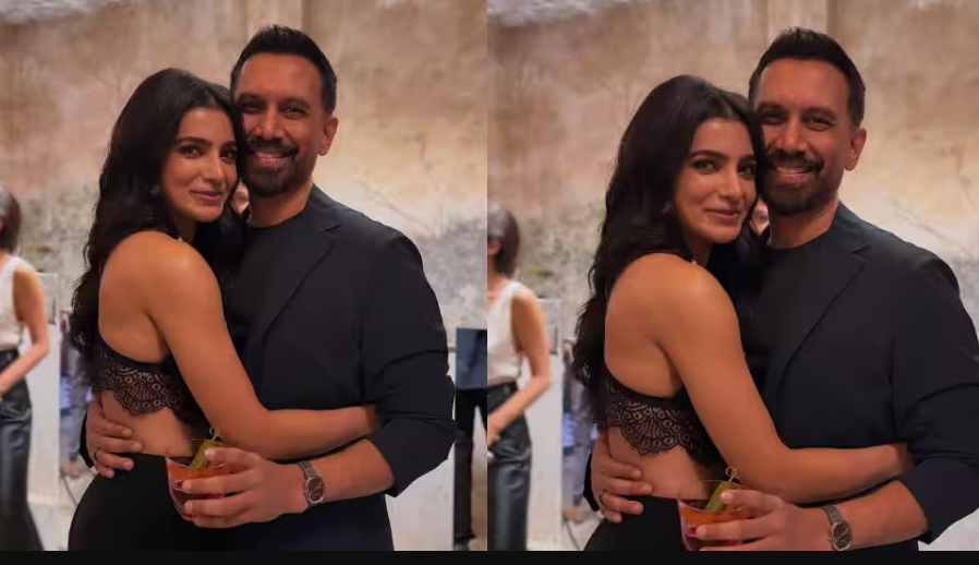 காதலருடன் கட்டியணைத்தபடி சமந்தா... வைரலாகும் புகைப்படம்!