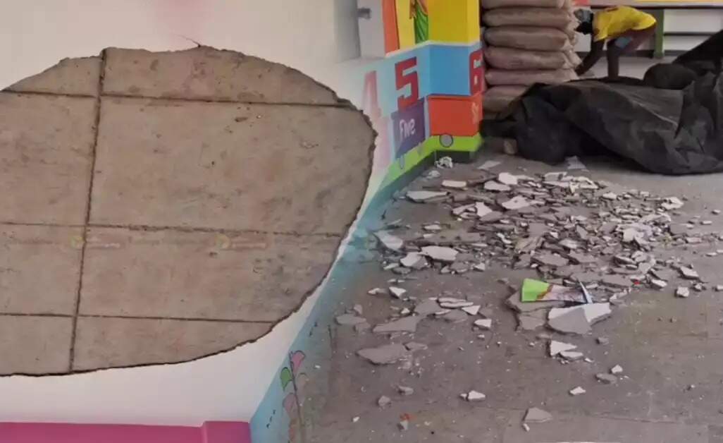 பெரும் சோகம்... அரசுப்பள்ளி மேற்கூரை பூச்சு இடிந்து விழுந்து 5 குழந்தைகள் காயம்!