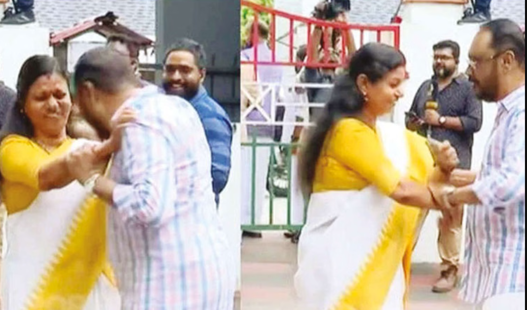 மகிளா காங்கிரஸ் தலைவிக்கு நேர்ந்த சங்கடம்... கட்டிப்பிடித்து முத்தம் கொடுக்க முயன்ற நிர்வாகி!