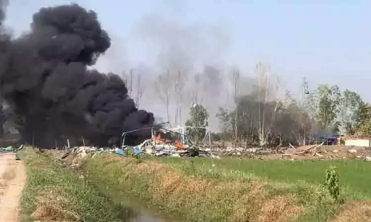 பகீர் வீடியோ... பட்டாசு ஆலையில் பயங்கர வெடி விபத்து... 22 பேர் உடல் சிதறி பலி... !