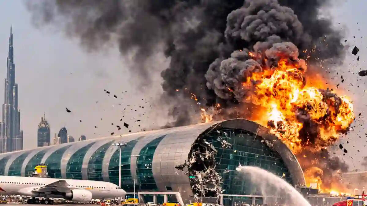 துபாய் விமான நிலையம் அருகே ட்ரோன் வெடிப்பு... இந்தியர் உட்பட 4 பேர் காயம்!