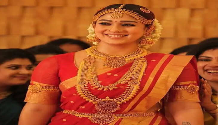 nayanthara gold jewels