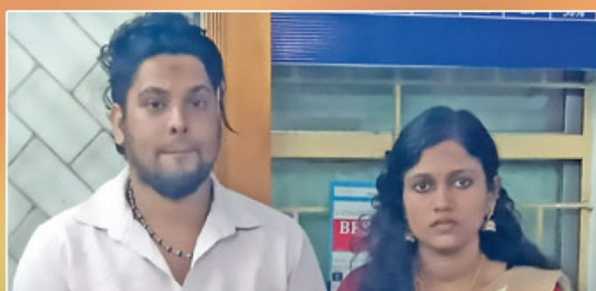 காவல் நிலையத்தில் காதலனுடன் தஞ்சம் அடைந்த இளம்பெண்.... கதறி அழுத தாய்!