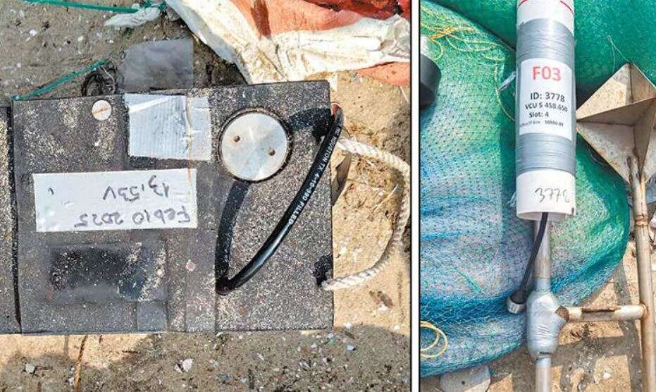 மீனவர் வலையில் சிக்கிய மர்மப்பொருள் - பேட்டரி லைட் உள்ளிட்ட உதிரி பாகங்கள் கண்டுபிடிப்பு!