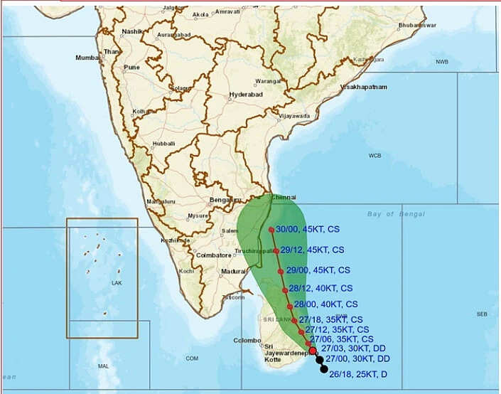 டெல்டா மாவட்டங்களுக்கு 5 நாட்கள் ரெட் அலர்ட் ... புயல் ‘டிட்வா’ தாக்கம் தீவிரம்!