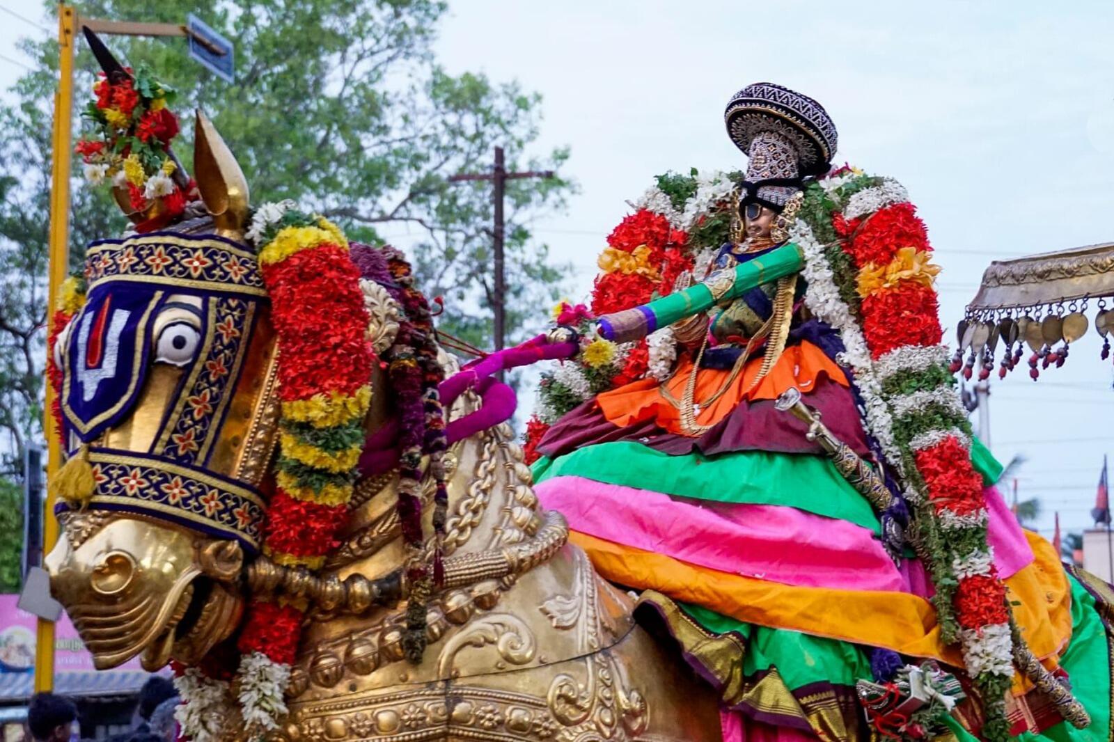 வருஷத்துல இந்த ஒருநாள் மட்டுமே ஸ்ரீரங்கத்துல நிகழ்கிற விசேஷம்... பங்குனி உத்திரத்தில் கண் குளிர தரிசனம்!! வைரலாகும் வீடியோ!