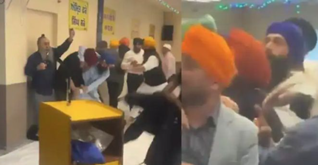 பயங்கரம்... குருத்வாராவில் சீக்கியர்கள் கோஷ்டி மோதல்...11 பேர் ரத்தம் சொட்டச் சொட்ட காயம்!