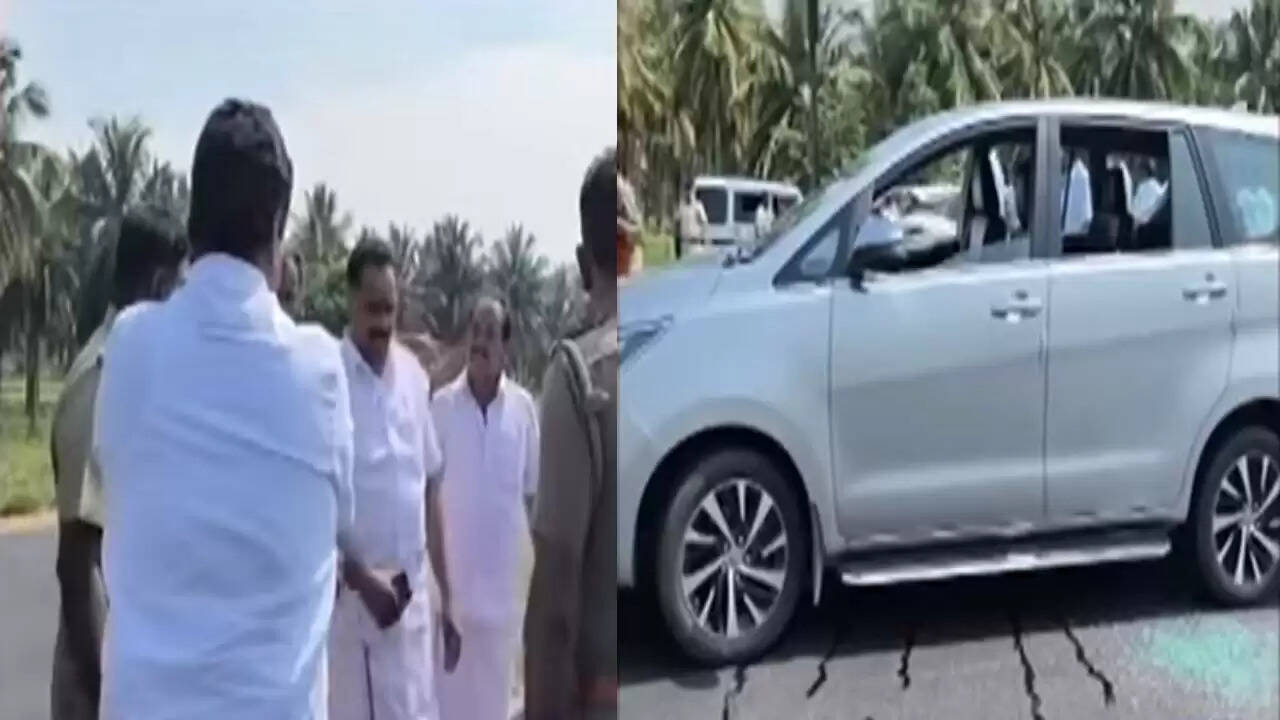 முன்னாள் அமைச்சர் கார் மீது ஆசிட் வீச்சு!! அதிமுக வேட்பாளர் கடத்தல்!! பரபரக்கும் அரசியல் வட்டாரம்!!