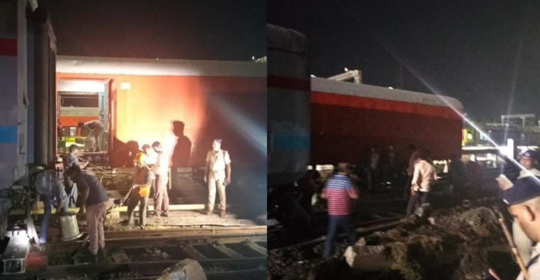 அடுத்தடுத்து சோகம்...சென்னையில் விரைவு ரயில் தடம்புரண்டு விபத்து!