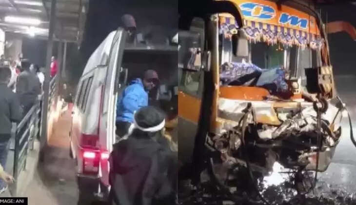 சொகுசு பேருந்து விபத்து