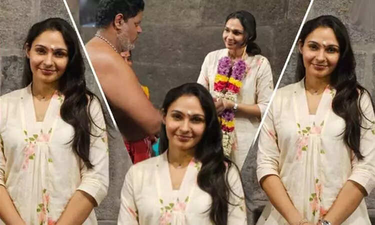 கவர்ச்சி நடிகை ஆண்ட்ரியா திருவண்ணாமலையில் சாமி தரிசனம்!