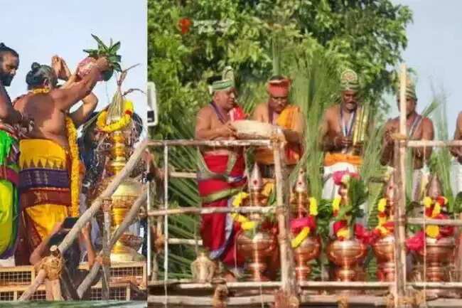 18 ஆண்டுகள் கழித்து மயூரநாதர் கும்பாபிஷேகம்!! குவிந்த பக்தர்கள்!!