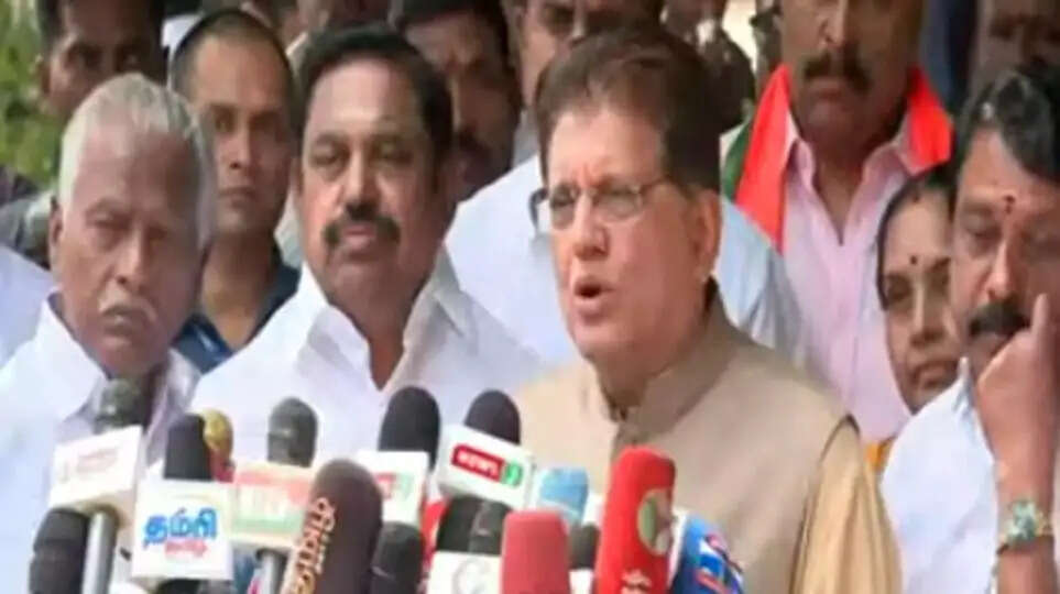 உதயநிதி ராஜினாமா செய்ய வேண்டும்.... பியூஸ் கோயல் பரபரப்பு!