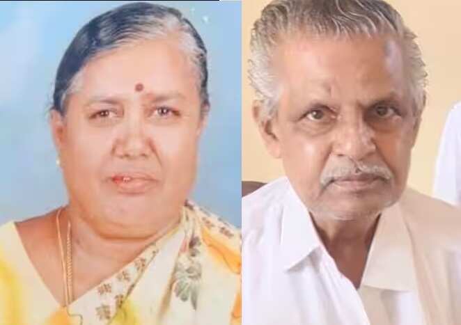 இறப்பிலும் இணைபிரியாத தம்பதி... கணவன் உயிரிழந்த சோகத்தில் மனைவியும் மரணம் !