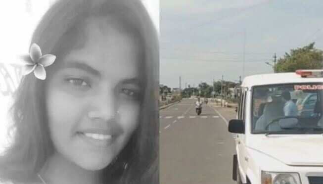 தந்தை கண்முன்னே பேருந்து மோதி கல்லூரி மாணவி பலி!