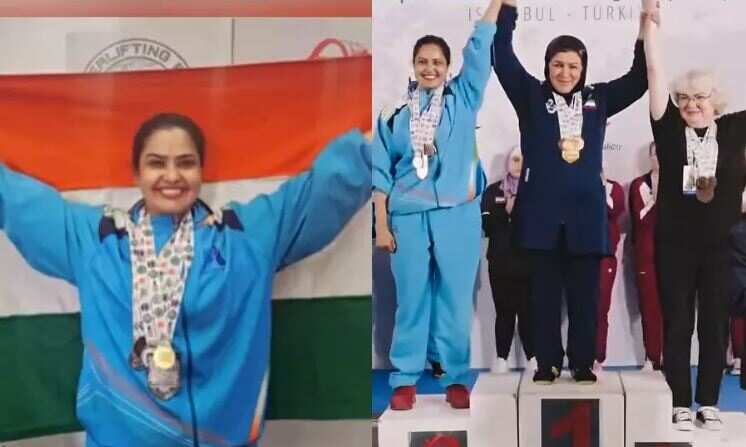 நடிகை பிரகதி பவர் லிஃப்டிங்கில் இந்தியாவுக்கு 4 சர்வதேசப் பதக்கங்களை வென்று சாதனை!