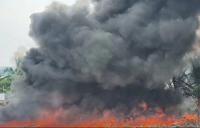 பிளாஸ்டிக் குடோனில் திடீர் தீவிபத்து... பெரும் பரபரப்பு!